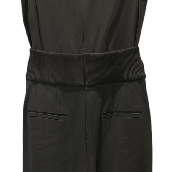 A.L.C Aurora Black Cutout Cropped Wide Leg Jumpsuit - 8 - Picture 8 of 11